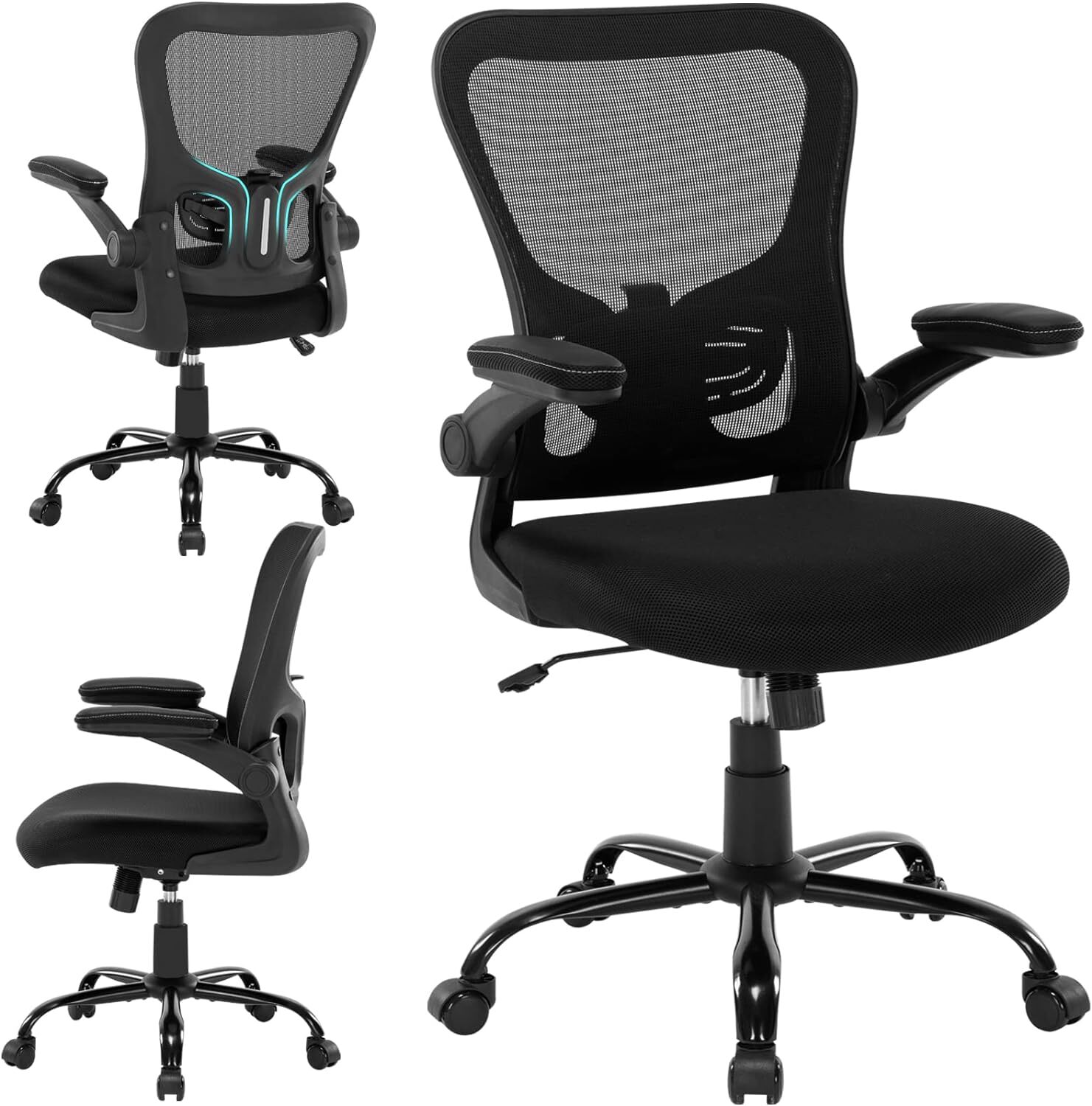 Mesh Computer Home Office Desk Chairs wi... Office Chair Ergonomic Desk Chair