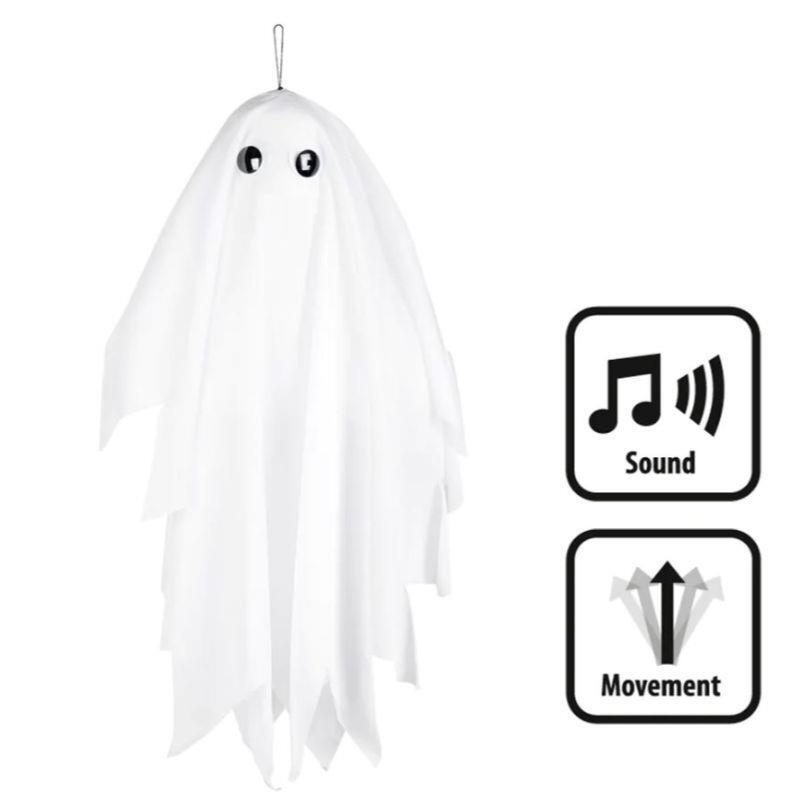 Boland Shaking Ghost Hanging Halloween Party Decoration - 48cm