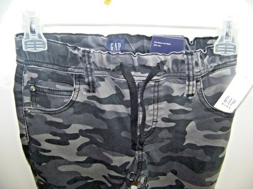 Gap Boys High Stretch Slim Pull-On Denim Szs. M, L, XXL Black Camo - Picture 2 of 5