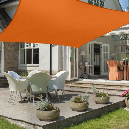 Waterproof Shade Sail Patio Awning Outdoor Garden Pool Sun Canopy Shelter Cover - Picture 371 of 606