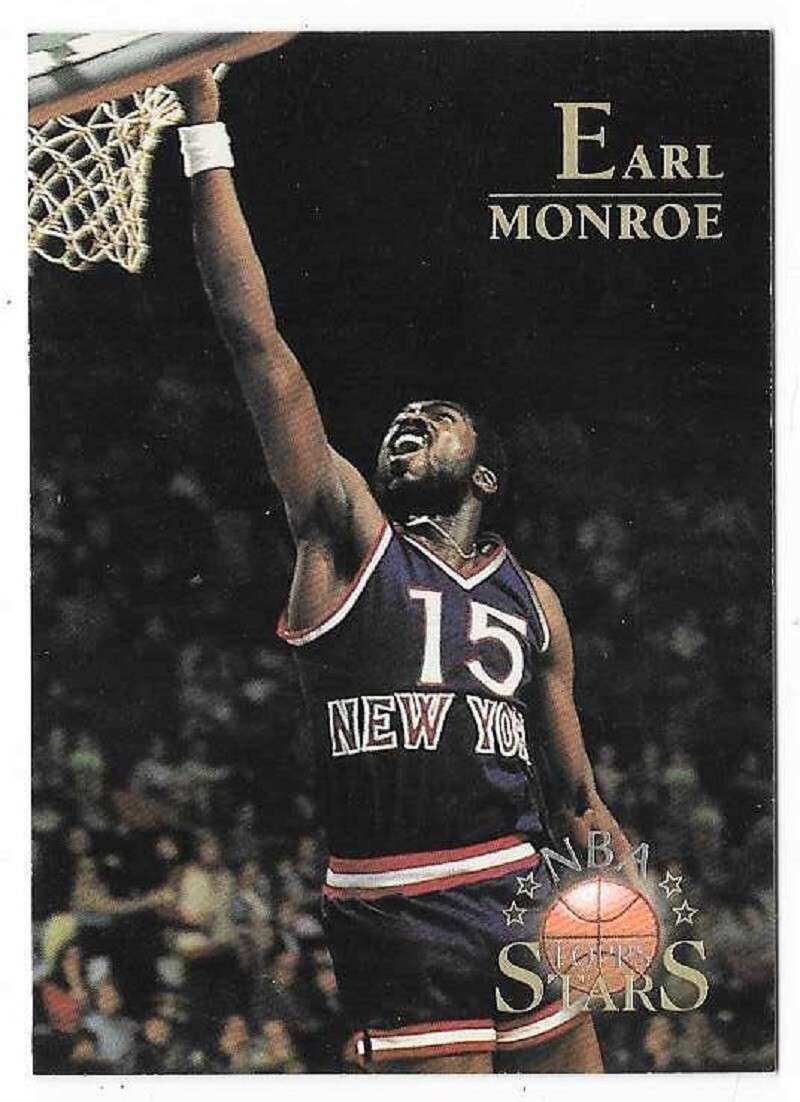 その他 NBA topps 96 earl monroe baltimore+1sc EARL MONROE 1996 Topps NBA Stars Basketball GS # 81