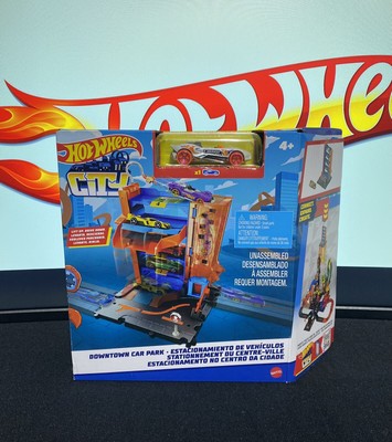 Hot Wheels City Downtown Car Park Playset