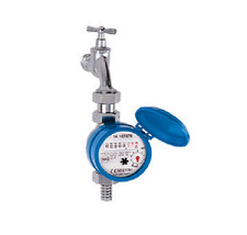 Garten Wasseruhr Wasserzähler 3/4" IG Zapfhahnzähler 1/2" geeicht 2026