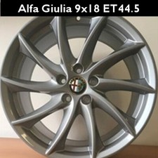 Cerchio Lega 9.0-18 5x110 ET 44.5 Alfa Romeo Giulia Antracite Nuovo Originale