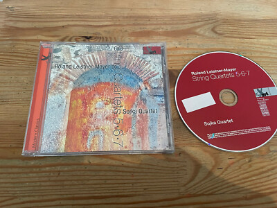 CD Klassik Sojka Qu - Leistner-Mayer : String Quartets 5/6/7 (15 Song) TYXART jc