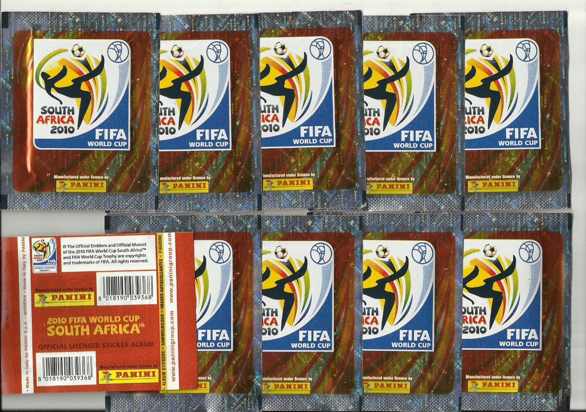 2010 PANINI South Africa World Cup Stickers 2010 20 SEALED Packets