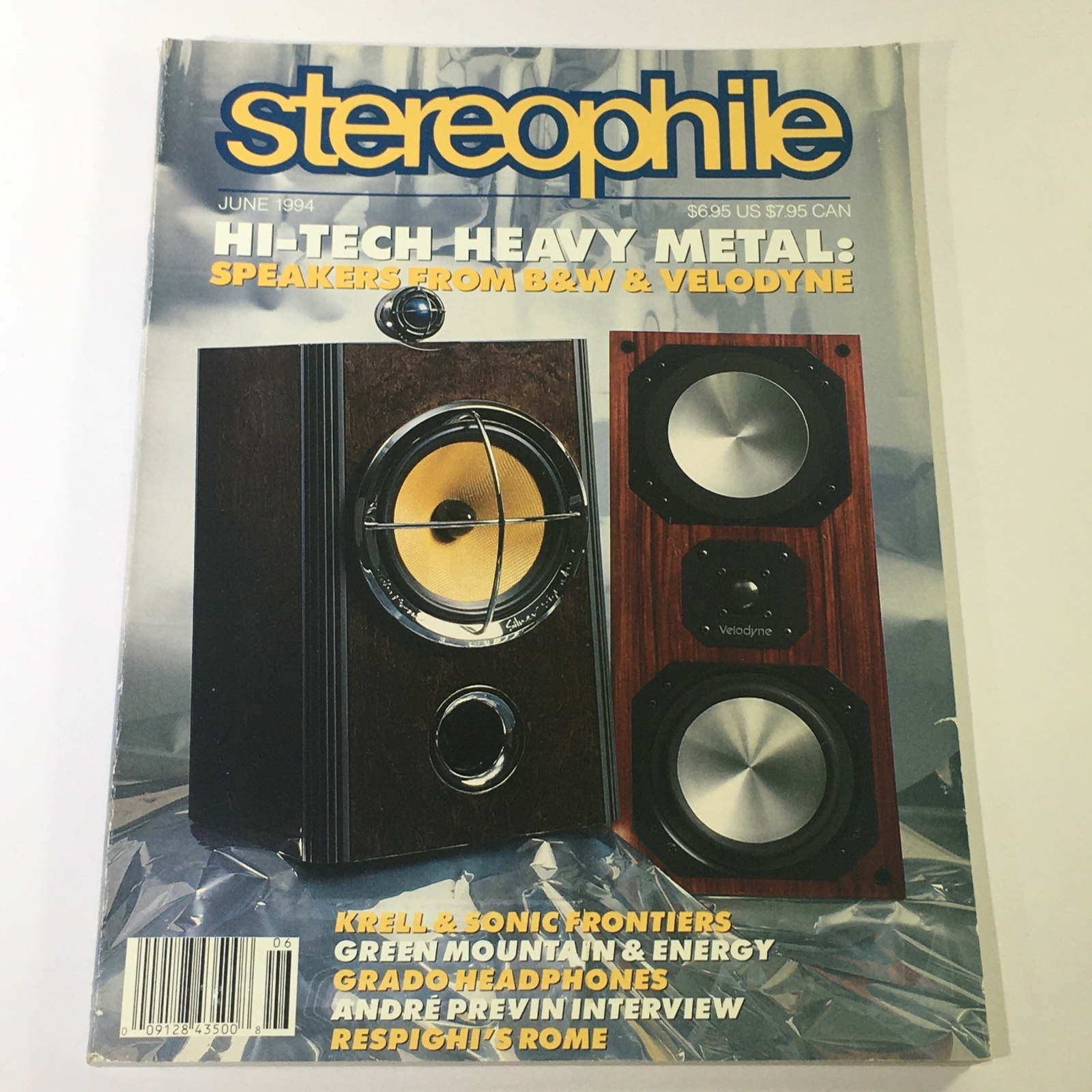 Stereophile Magazine June 1994 B&W & Velodyne Speakers / Krell Sonic