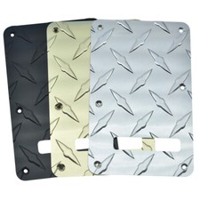 Metal Diamond Plate ST/Strat Backplate Tremolo TremCover for Fender Stratocaster