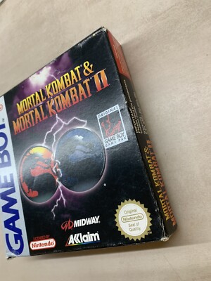 Mortal Kombat I & II (Nintendo Game Boy, 1997) COMPLETE