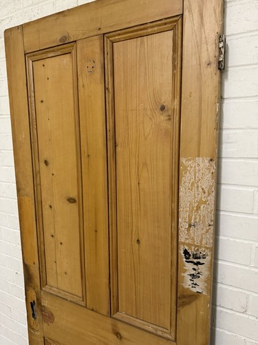 Reclaimed Old Victorian Pine Internal 4 panel Door 2005 x 805mm - Picture 19 of 24
