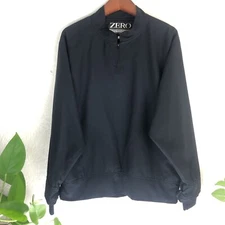 Zero Restriction Women’s Activewear Long Sleeve 1/4 Zip Top Black Size (Small)