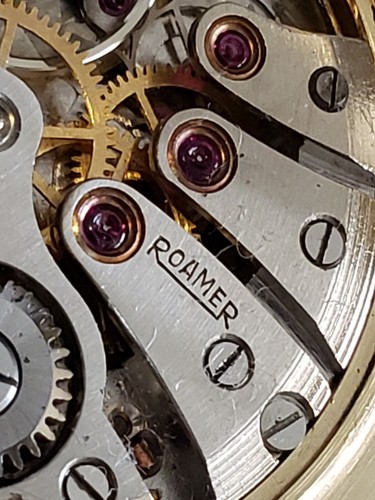 ROAMER LARGE DIAL WRIST WATCH WELL SERVCIED MANUAL WIND 1948 - Picture 5 of 11