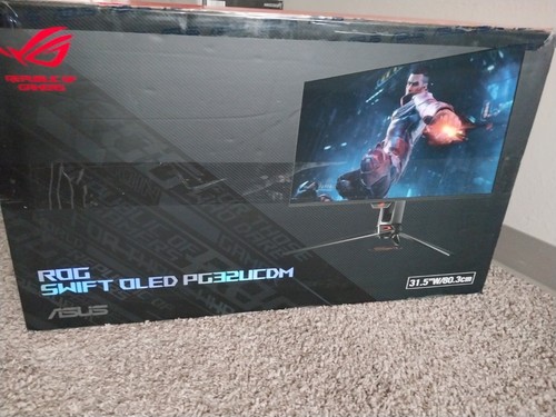 ASUS ROG Swift PG32UCDM ✈️ReadyToShip✈️ 32-inch OLED 4K  240Hz ✅️NEW &UNOPENED✅️ - Picture 5 of 5