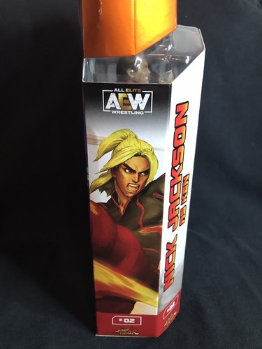 AEW Unrivaled Exclusive Street Fighter Nick Jackson as Ken Action Figure - Picture 3 of 5