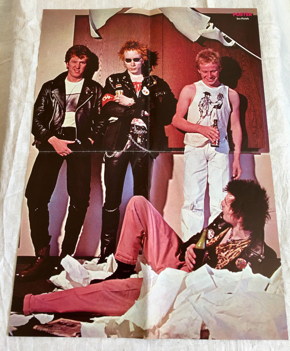 Vintage Circus Magazine Aerosmith Poster Sex Pistols Johnny Rotten