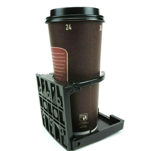 BLACK TOYOTA MR2 TURBO FACTORY STOCK LOOK FOLDING DRINK CUP HOLDER CUPHOLDER TRD - Picture 6 of 10