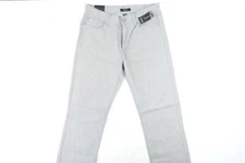ALFANI HEATHER GRAY 32X30 STRAIGHT LEG CLOTH TWILL STRETCH JEANS MENS NWT NEW