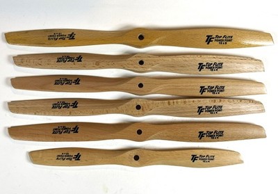 NEW Top Flite POWER POINT Wood Propellers 13x8 12x6 10x4