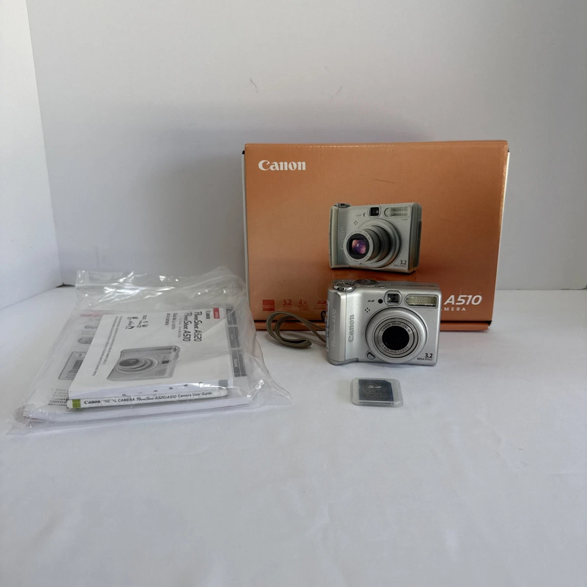 Canon PowerShot A510 PowerShot Digital Cameras 3-4.9 MP Maximum