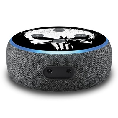 2er Set Aufkleber Punisher passend für Alexa Echo Dot Gen.3 Assistant R137-18