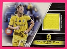 2022 Topps MLS Soccer Walker Zimmerman Relic Card /287