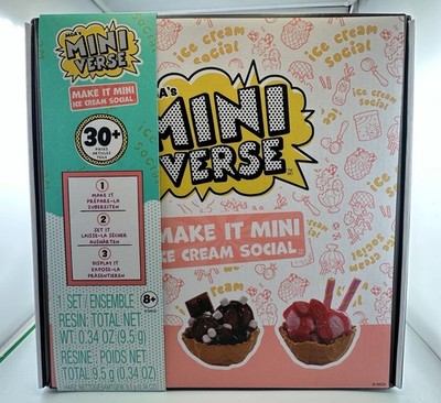 New MGA's Miniverse Make It Mini Food/Ice Cream Social