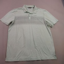 Travis Mathew Shirt Mens 2XL Short Sleeve Stripes Golf Polo Casual