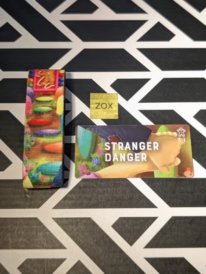 Zox Strap #971 Stranger Danger ~ NEW ~ Medium ~ Wristband ~ Collector's Card