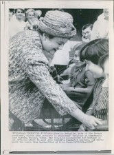 1967 Charles Degaulle Wife President Childrens Hospital Poland Wirephoto 8X10