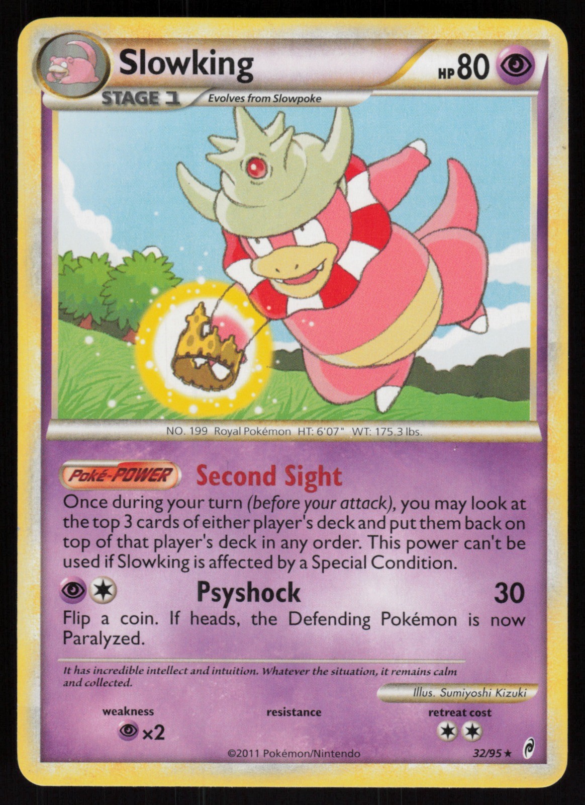 Slowking 32/95 Call of Legends Pokemon TCG Card