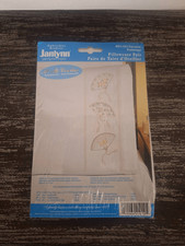 Janlynn Stamped Cross Stitch Pillowcase Pair Fan-Tastic 021-1012 NEW