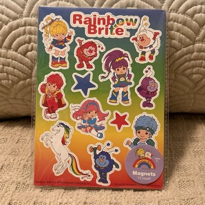 NIP Hallmark 2010 RAINBOW BRITE 13 Count Magnet Sheet Innovative Designs NEW