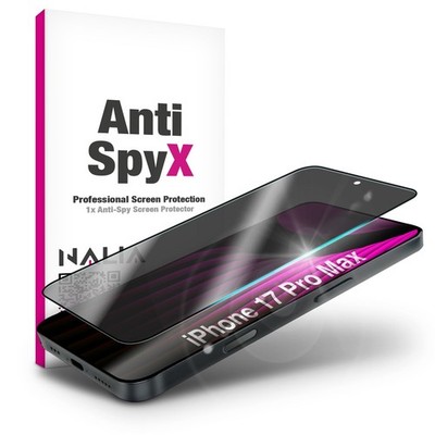 Apple iPhone 17 Pro Max Schutzglas NALIA Privacy Blickschutz Displayschutz 9H