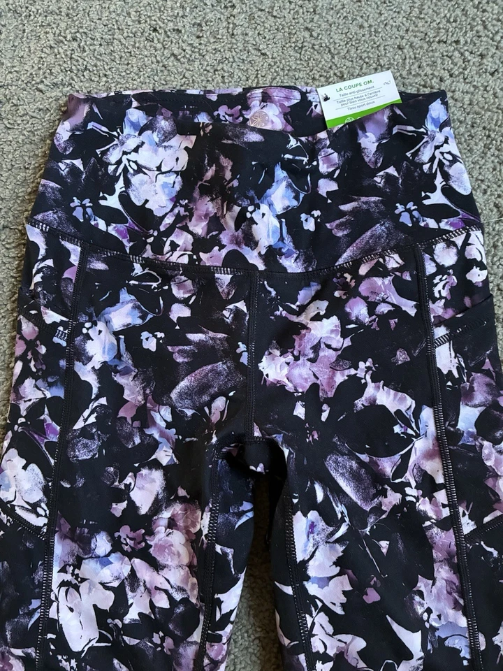 Новые леггинсы с ценником Gaiam OM с высокой талией 7/8 - Изображение 2 из 4