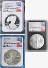 2025 ASE (1)EAGLE PRIVY MS70 FDI  (2)2026 MS70 FDI (3)2026 PF70 AR ALL MERCANTI