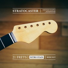 Stratocaster Hals - Vintage Maple & Rosewood ...