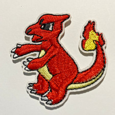 Pokemon Charmeleon Iron/Sew ON Embroidered Patch Cloth Patch Sew 2  x2  