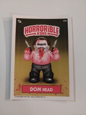 2025 Horrorible Kids SCARADISE Limited Edition  Dom Head 269a Mark Pingitore 
