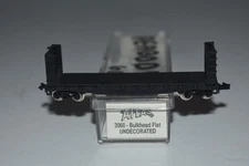 N Scale Atlas 3060 Undecorated Bulkhead Flat Car C53844