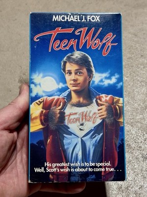 Teen Wolf (1992) Goodtimes Home Video VHS Michael J Fox Island Pictures Rare