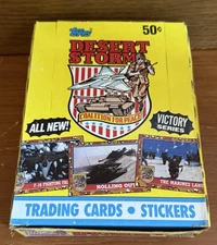 1991 Topps Desert Storm Victory Series Wax Box 36 Packs