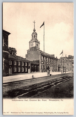 Vintage Postcard Independence Hall Philadelphia Pennsylvania