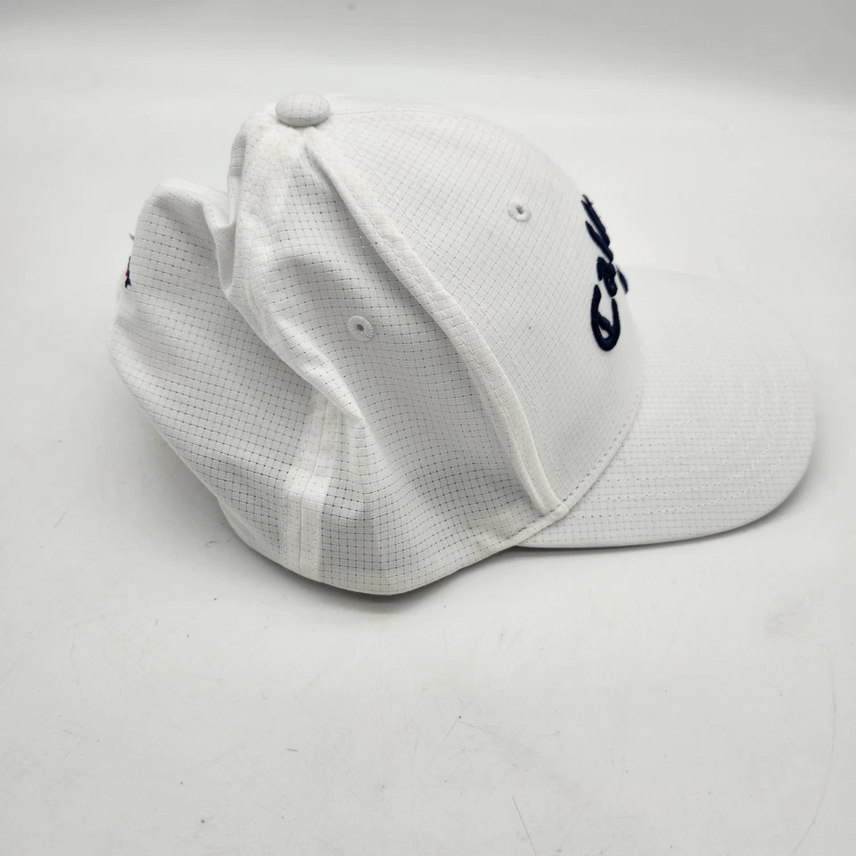 Callaway Performance Odyssey Pro Golf Hat White Navy Adjustable - Image 2 of 4
