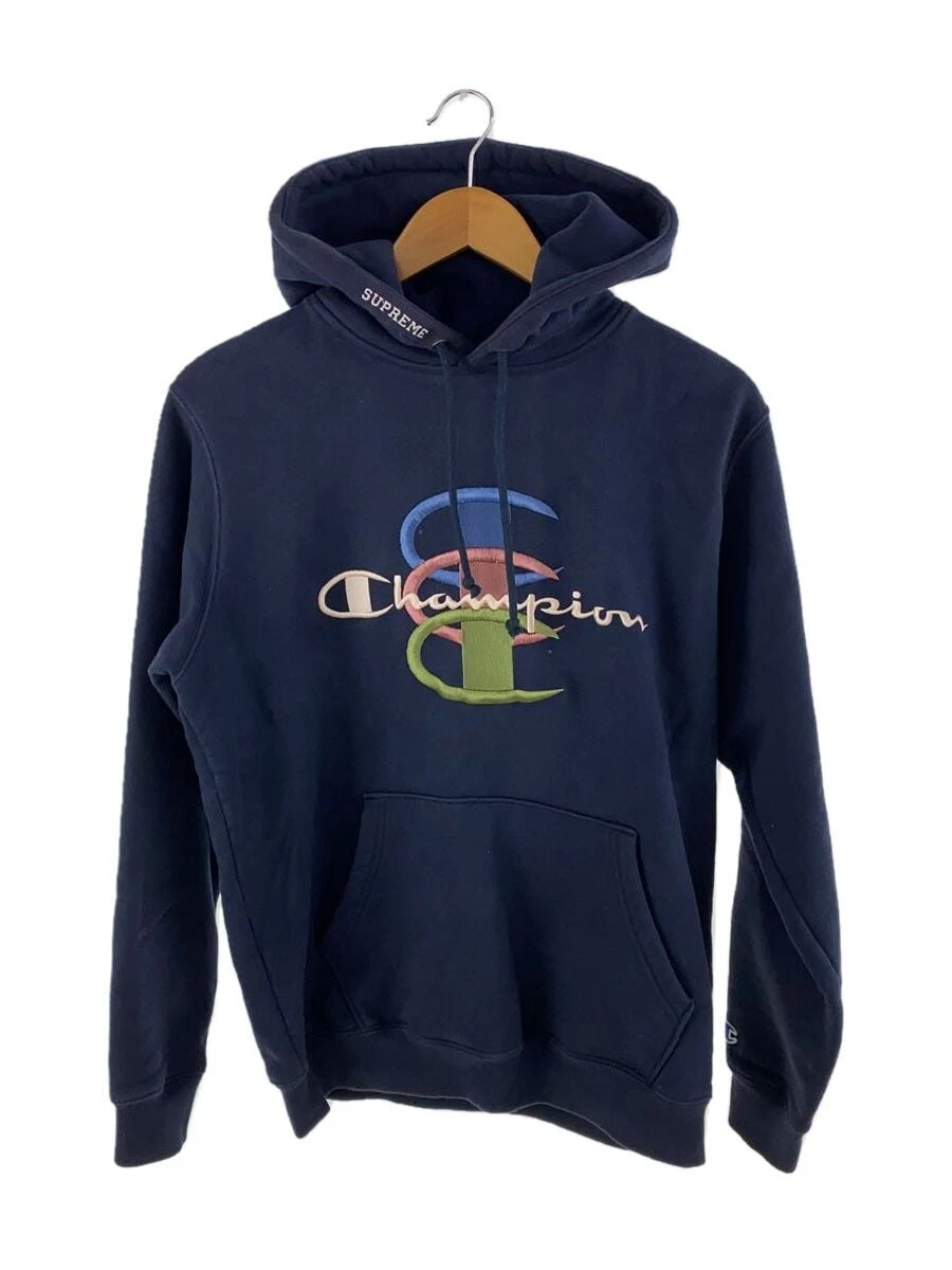 Sweat à capuche Supreme × Champion bleu marine S occasion