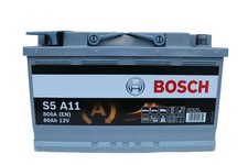 Bosch Starterbatterie AGM S5 A11 80Ah 800A 0092S5A110 Start-Stop Bosch Starterbatterie AGM S5 A11 80Ah 800A 0092S5A110 Start-Stop