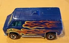 1974 Hot Wheels Redline Blue Chevy Super Van Vintage RARE Flames
