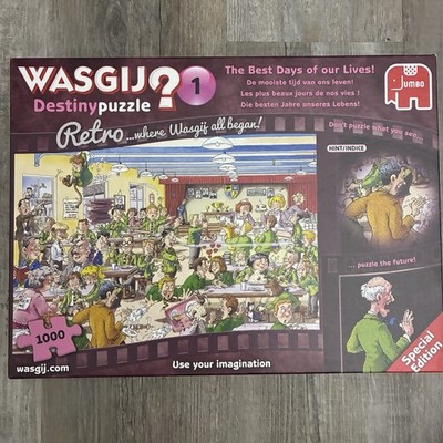 Jumbo Brand WASGIJ? 1 1000 pc Retro Destiny Puzzle  The Best Days of our Lives 