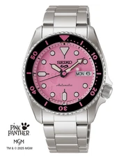 PSL Seiko 5 Sports SBSA321 Pink Panther Limited Edition Mens Watch New