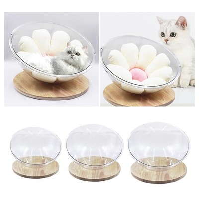 Klar Kapsel Katzenbett Acryl Universal Kleintiere Bett Spielzeug Activity Center