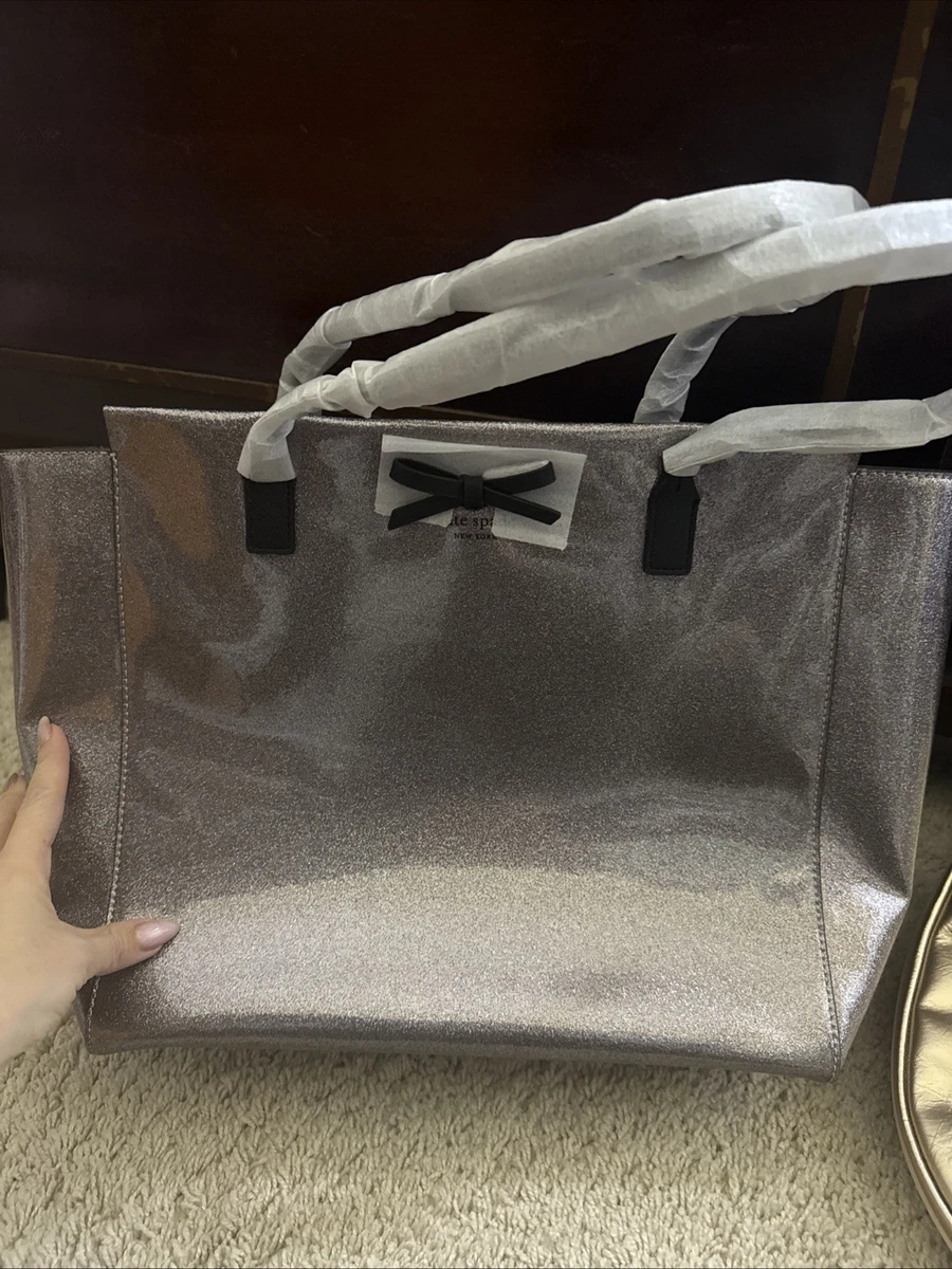 kate spade new york Glitter Bow Tote Bags & Handbags for Women for